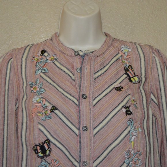 Zadig & Voltaire Multicolor Embroidered Blouse - Picture 3 of 8